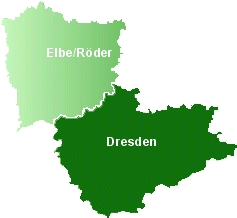 Karte des Spielkreises Dresden